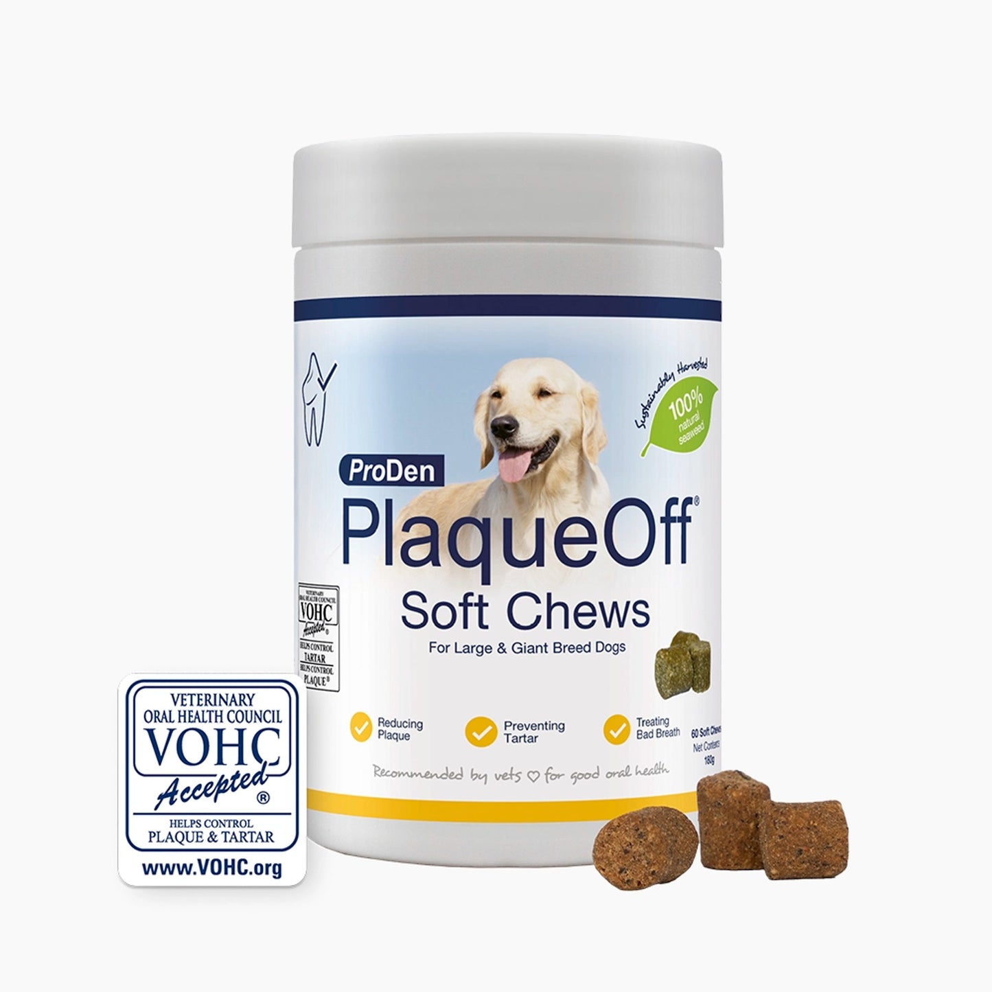 PlaqueOff Dental Soft Chews for Dogs