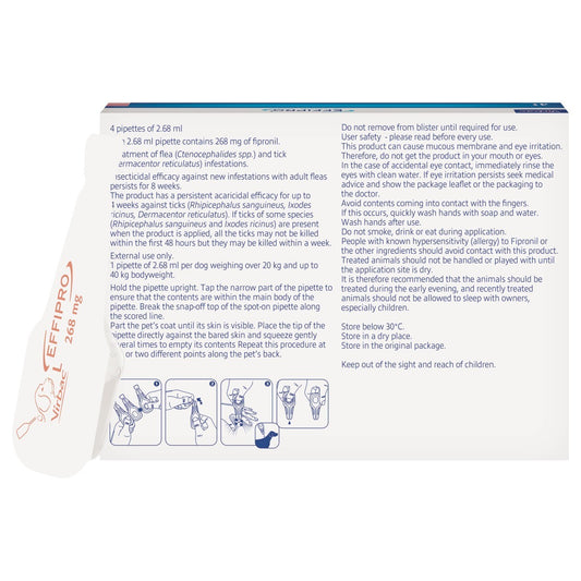 Effipro for Large Dogs 20-40kg (4 pack)