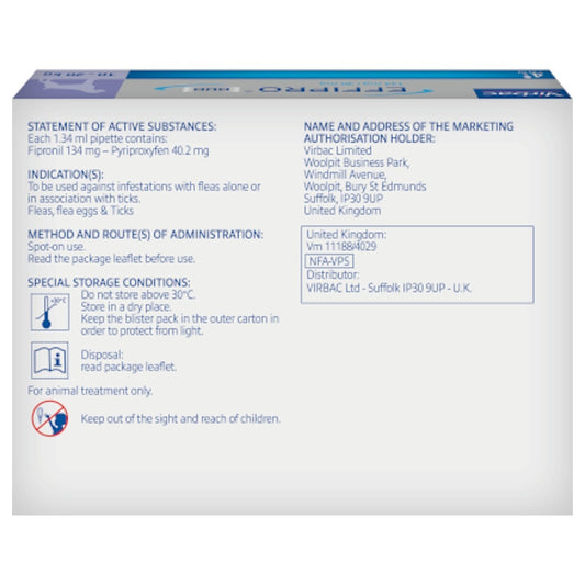 Effipro Duo for Medium Dogs 10-20kg (4 pack)