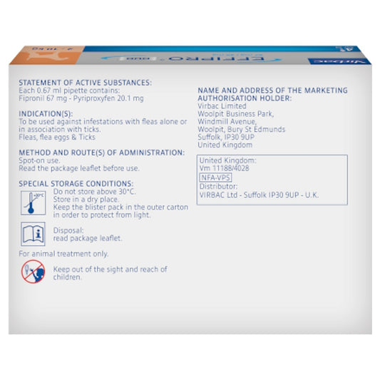 Effipro Duo for Small Dogs 2-10kg (4 pack)