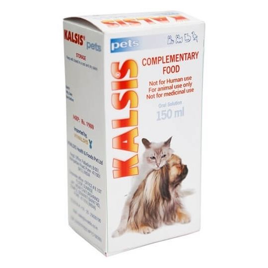 Kalsis Pets Calcium Liquid Supplement for Dogs, Cats, Small Animals and Birds