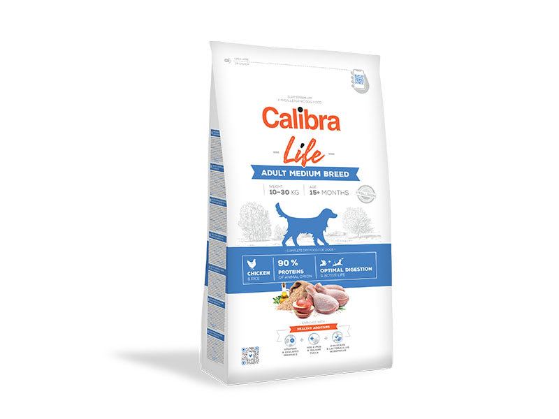Calibra Life Adult Medium Breed Dry Dog Food (Chicken)