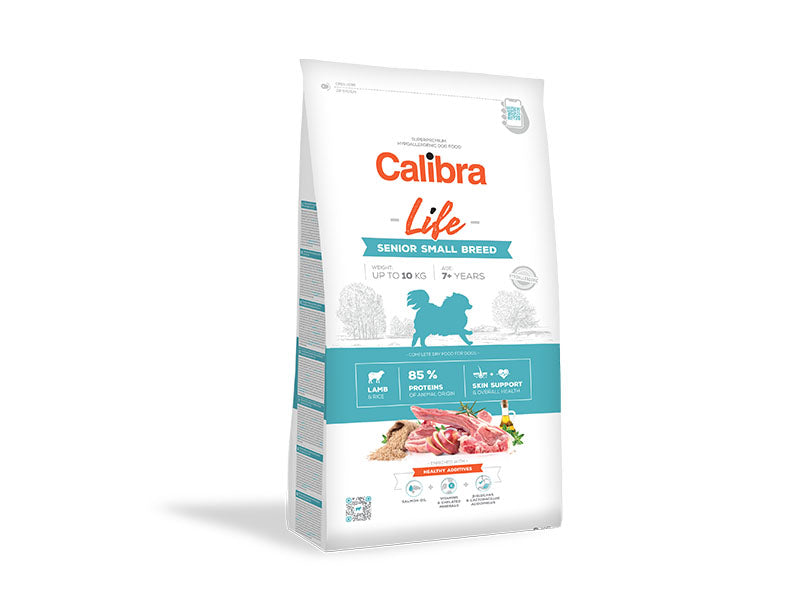 Calibra Life Senior Small Breed Dry Dog Food (Lamb)
