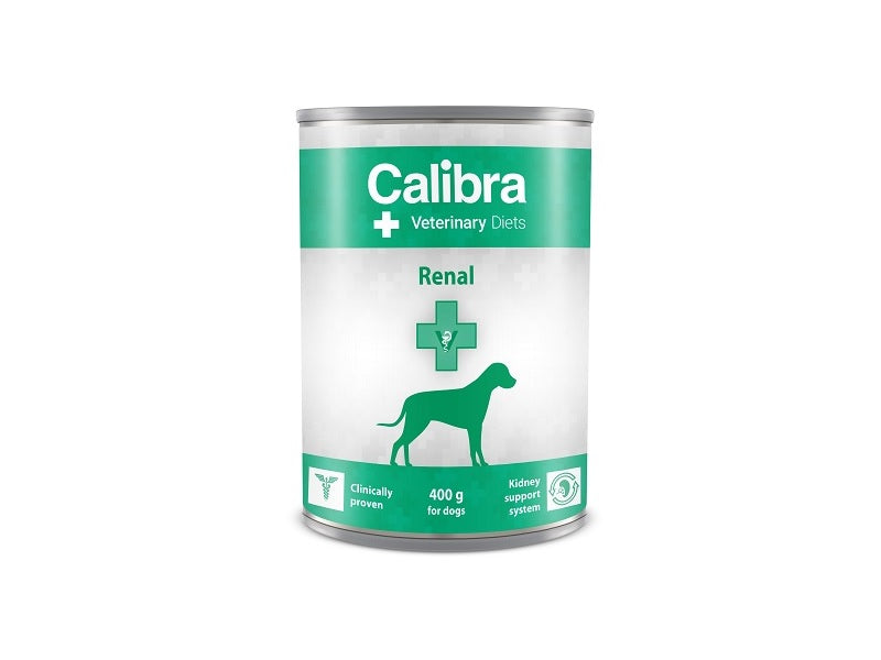 Calibra Veterinary Diet Renal Wet Dog Food - Pack Size : 6 x 400g Cans