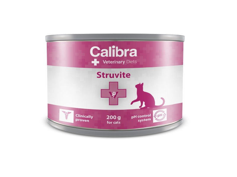 Calibra Veterinary Diet Struvite Wet Cat Food - Pack Size : 6 x 200g Cans