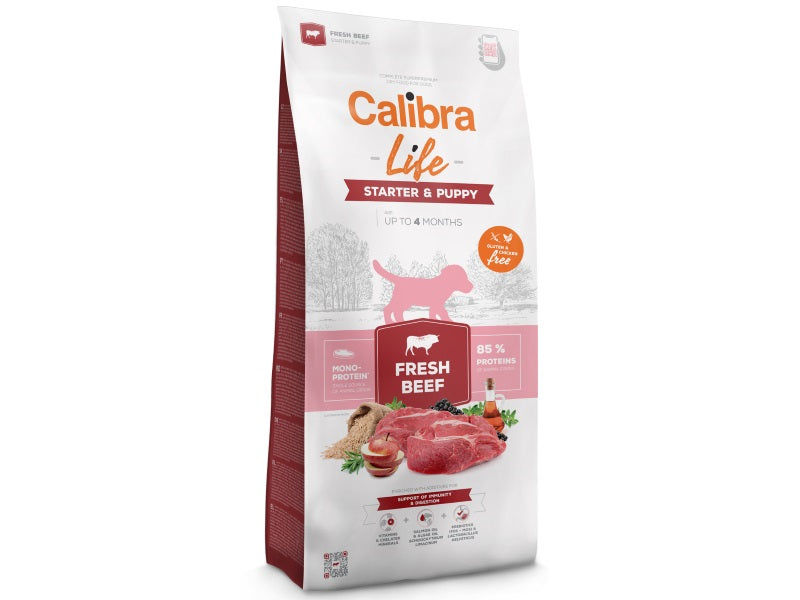 Calibra Life Starter & Puppy Dry Dog Food (Fresh Beef)