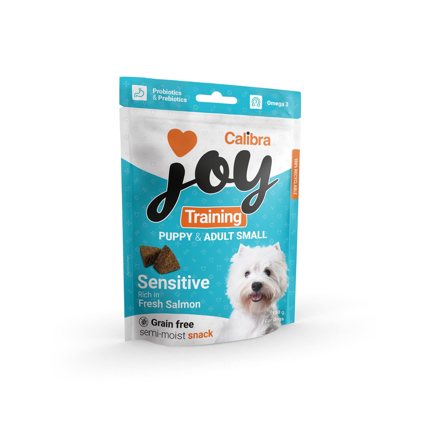 Calibra Joy Training Sensitive Puppy & Adult Small Dog Treats (Salmon) 150g