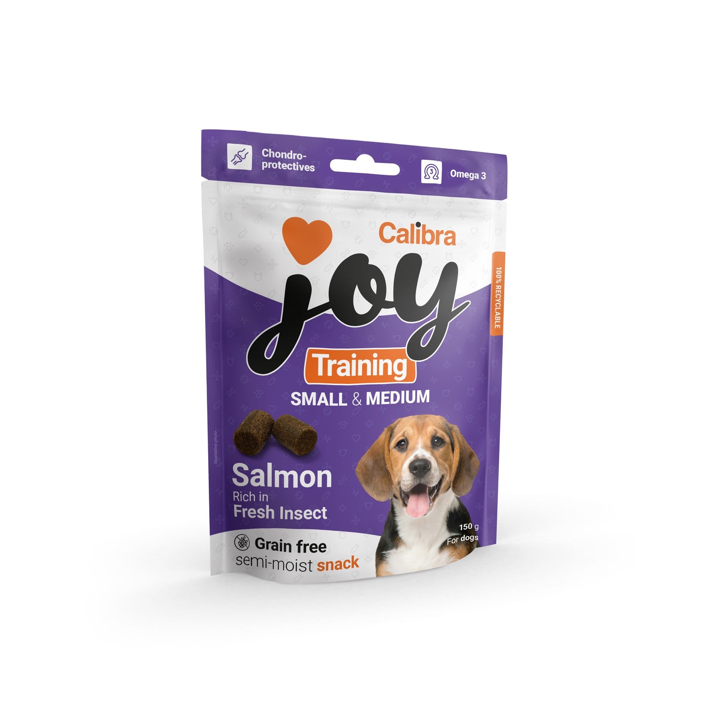 Calibra Joy Training Small & Medium Dog Treats (Salmon & Insect) 150g