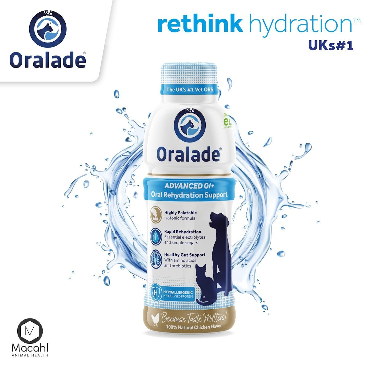 Oralade Advanced GI Support for Cats and Dogs 500ml