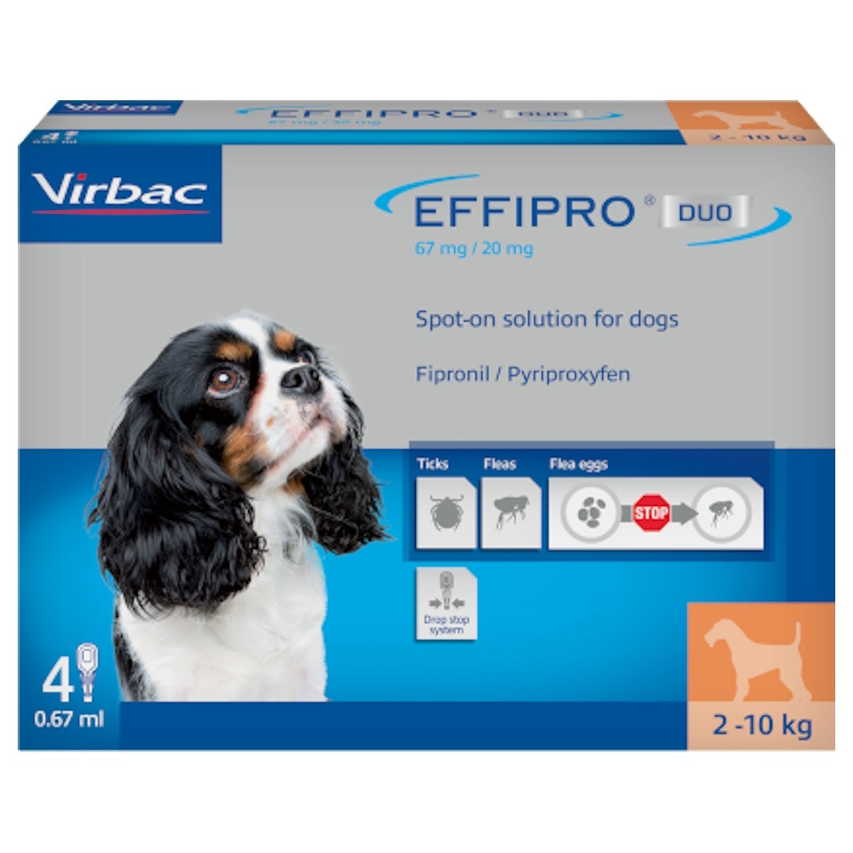 Effipro Duo for Small Dogs 2-10kg (4 pack)