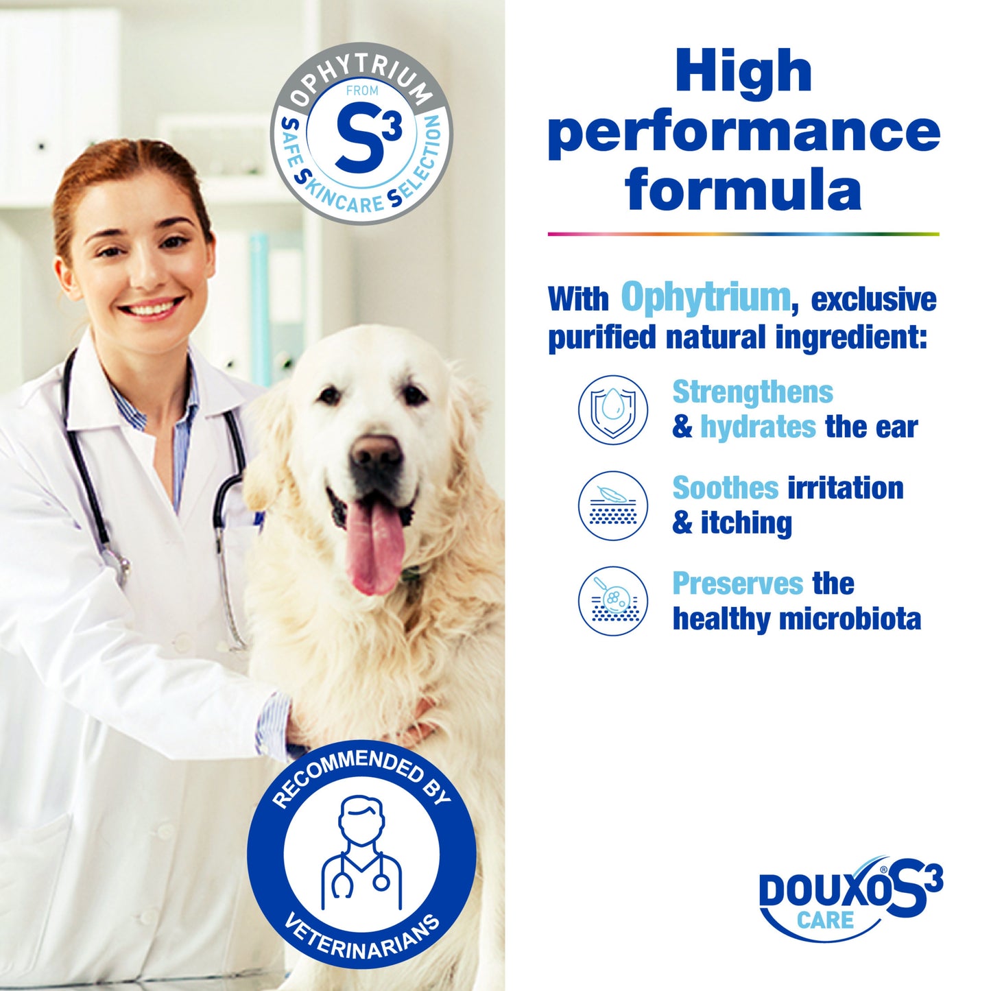 DOUXO S3 CARE Ear Cleaner for Dogs & Cats