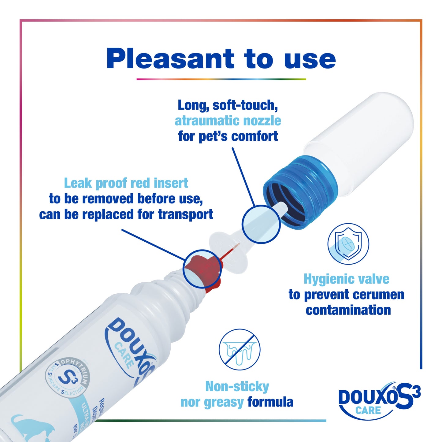 DOUXO S3 CARE Ear Cleaner for Dogs & Cats