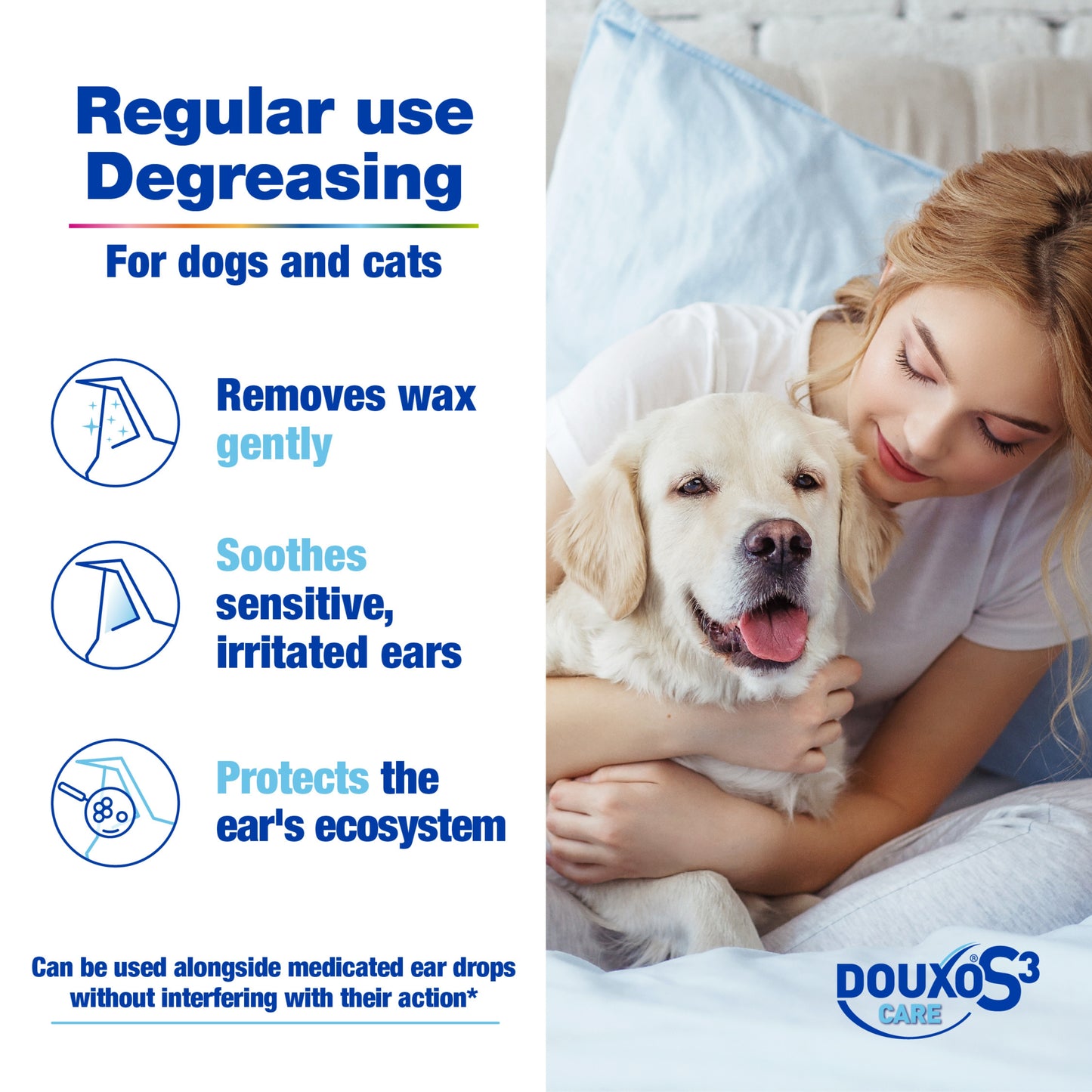DOUXO S3 CARE Ear Cleaner for Dogs & Cats