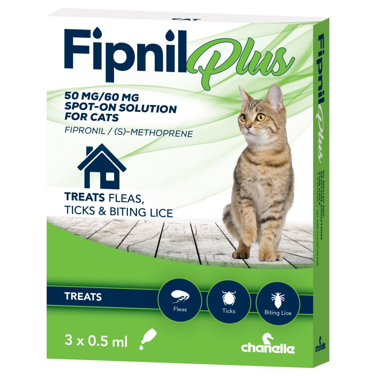 Fipnil Plus Spot-On Solution for Cats (3 Pack)