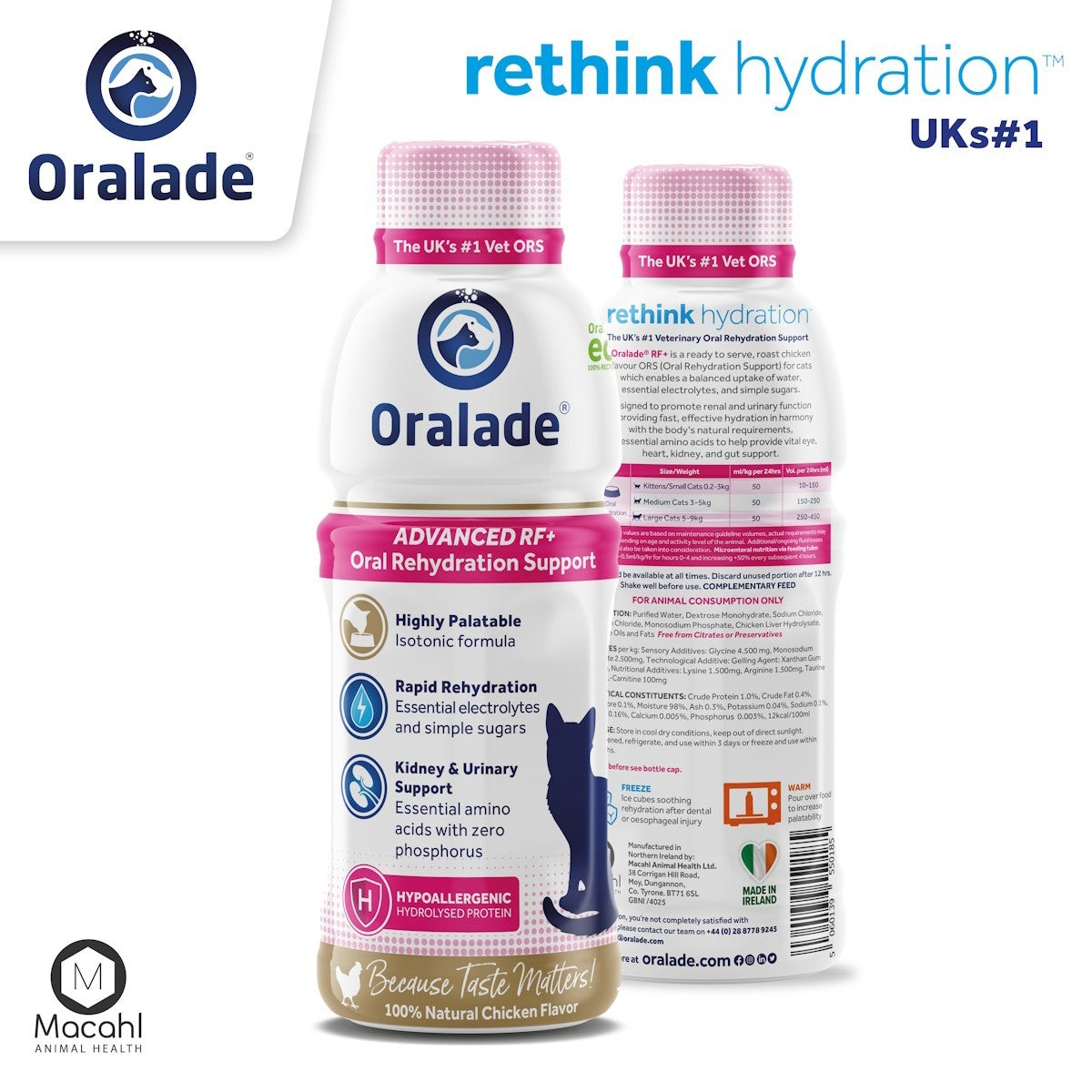 Oralade RF Support for Cats 330ml