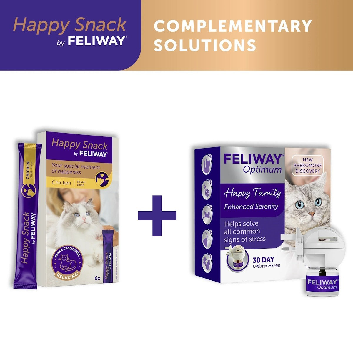 Feliway Happy Snack Cat Treats (Chicken)