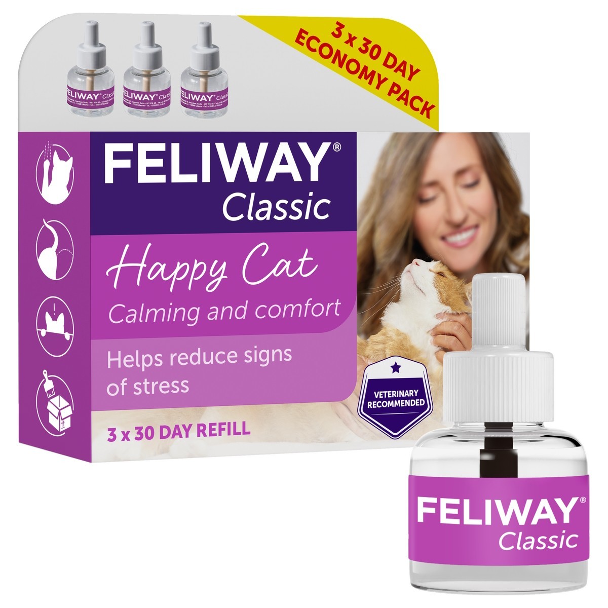 Feliway Classic Refill Economy 3 Pack