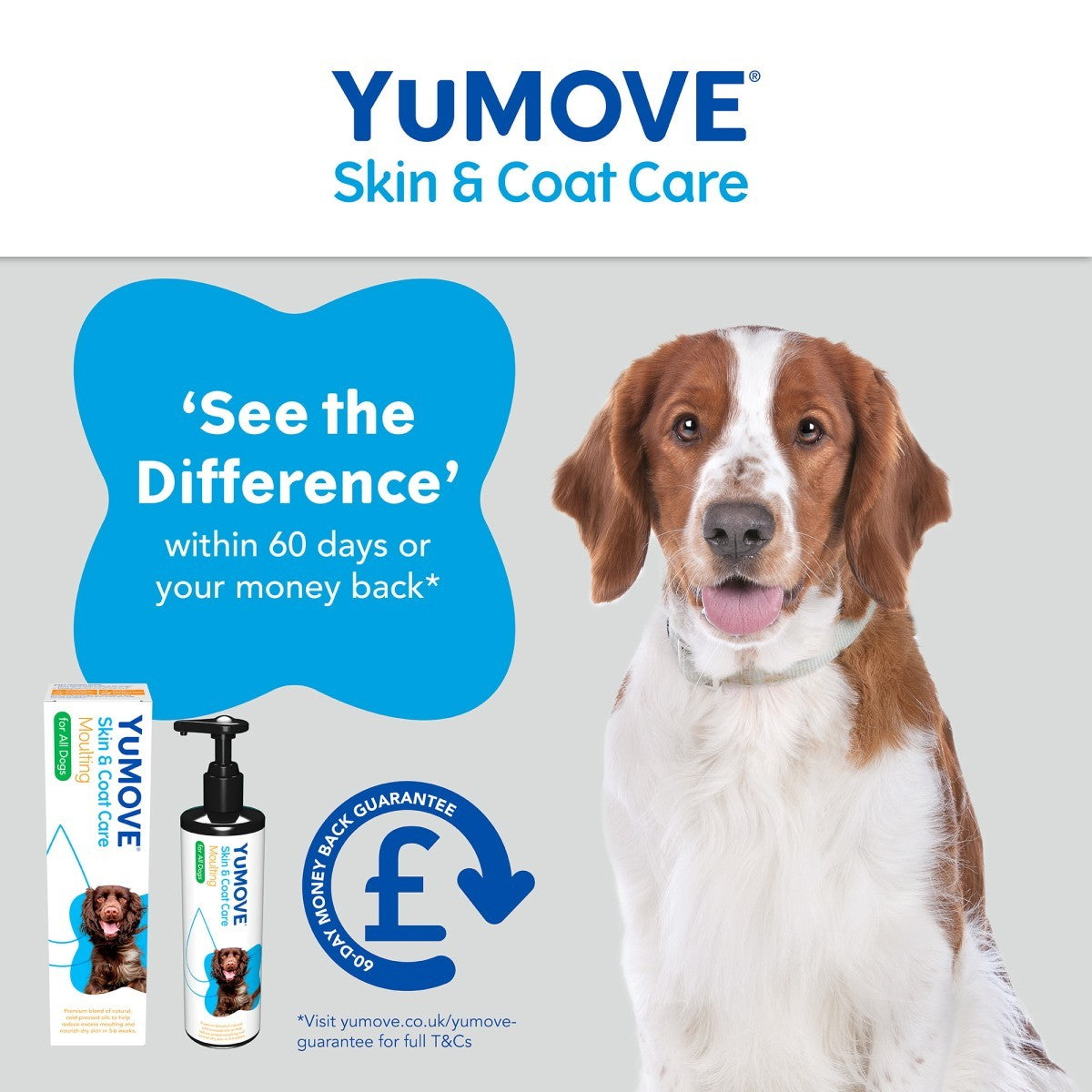 YuMOVE Skin & Coat Care Moulting Dog 500ml