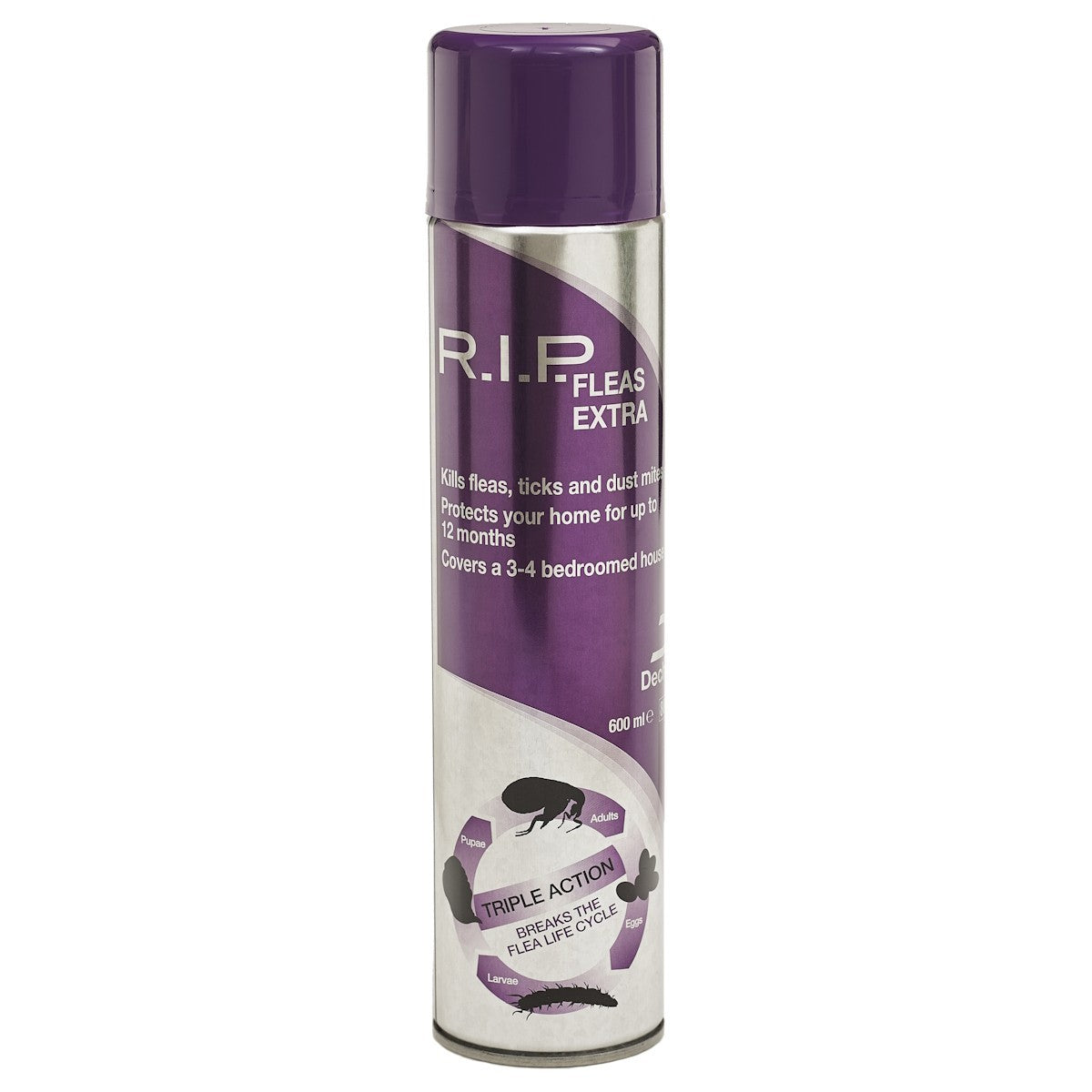 R.I.P Fleas Extra Household Flea Spray 600ml