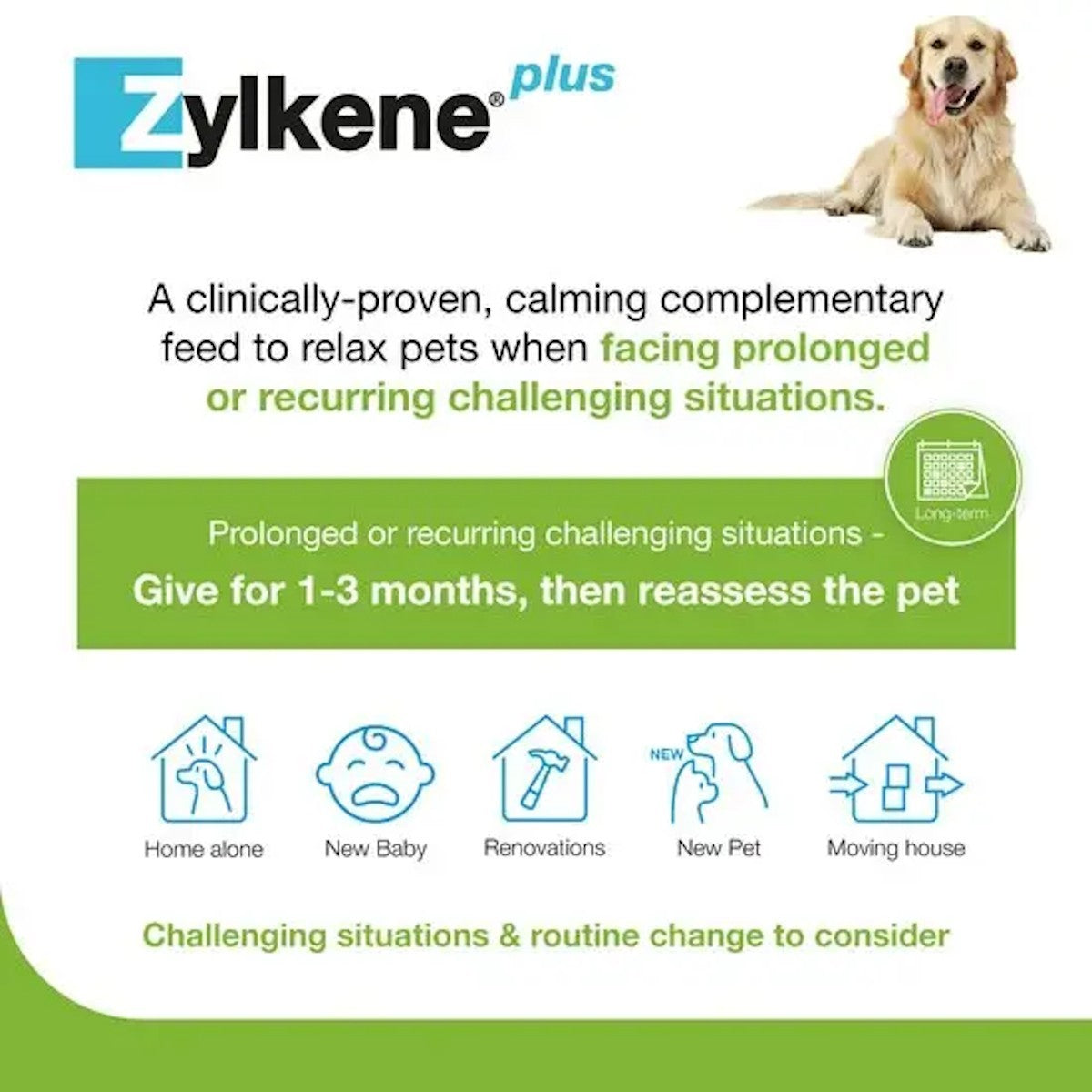 Zylkene Plus 225mg Capsules for Medium Dogs