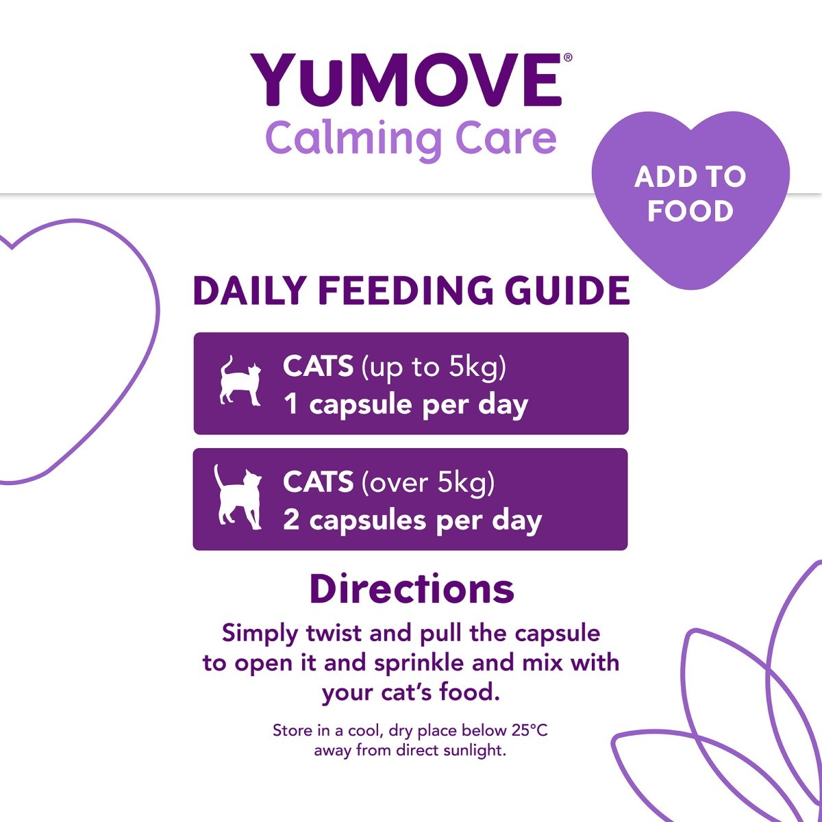 YuMOVE Calming Care for Adult Cats - 30 Capsules
