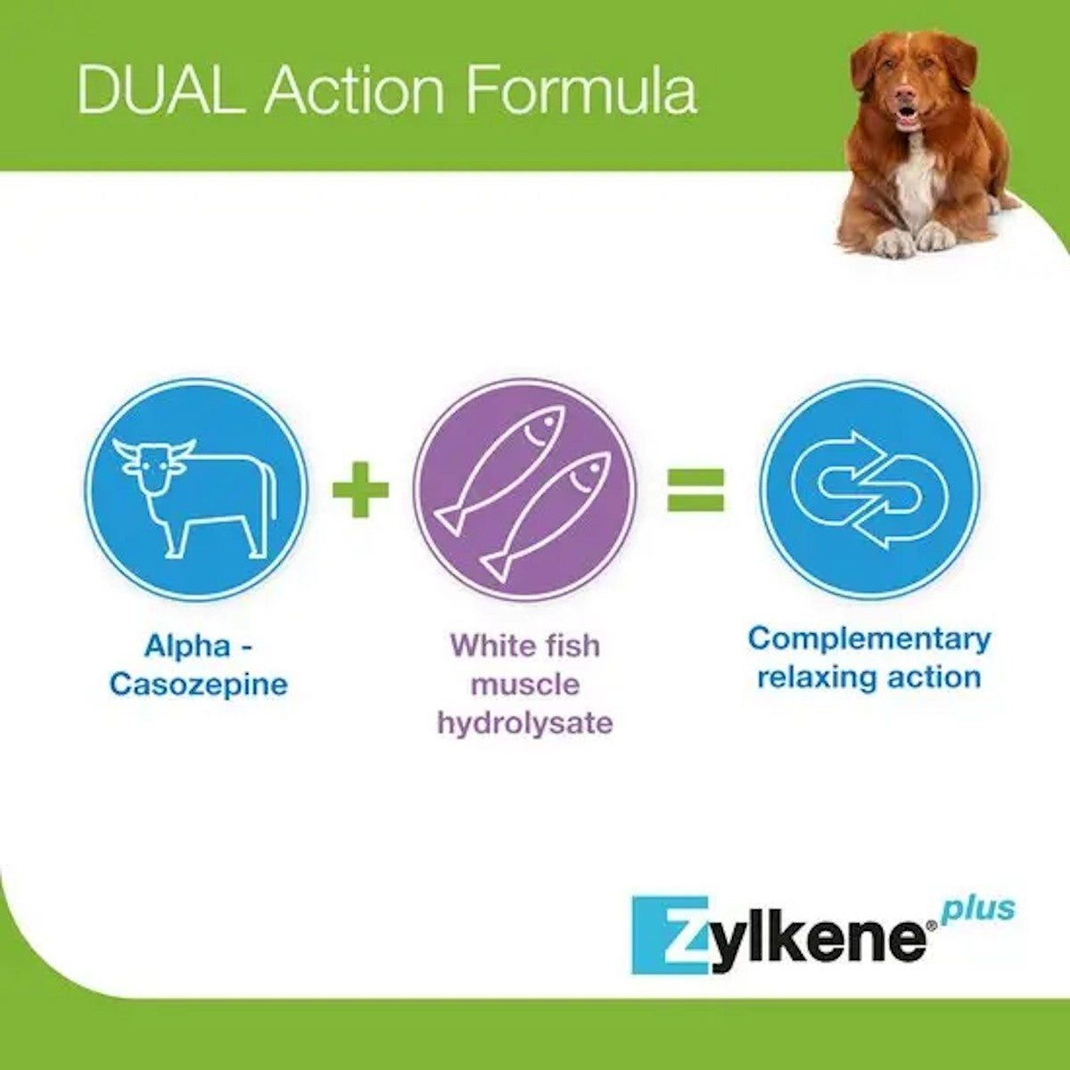 Zylkene Plus 225mg Capsules for Medium Dogs