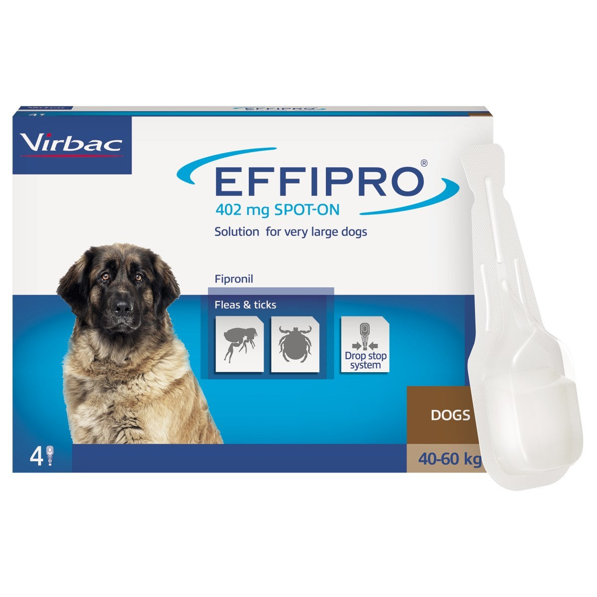 Effipro for Extra Large Dog 40-60kg (4 pack)