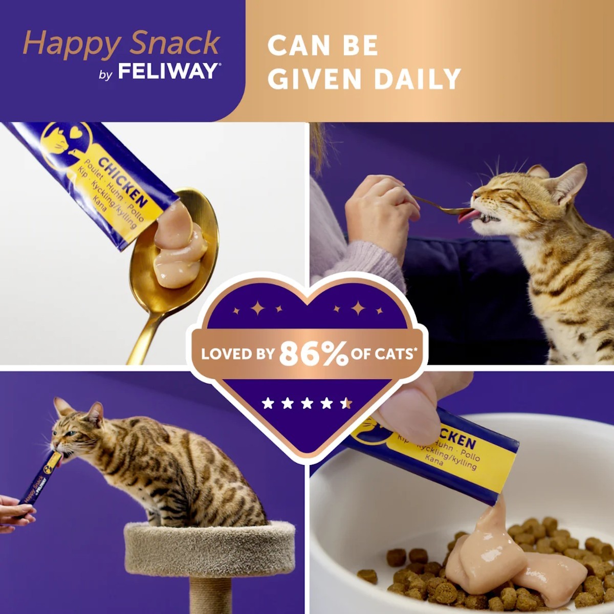 Feliway Happy Snack Cat Treats (Chicken)