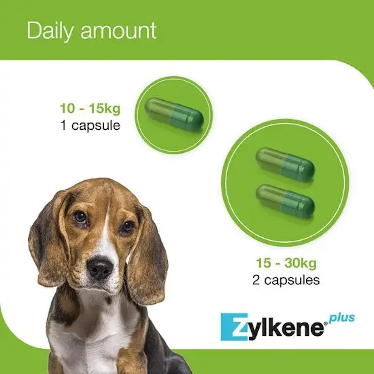 Zylkene Plus 225mg Capsules for Medium Dogs