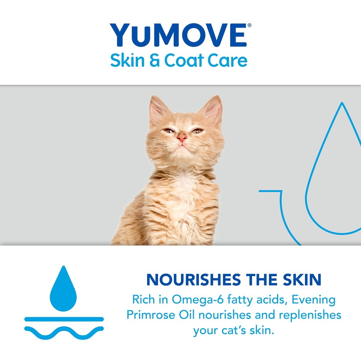 YuMOVE Skin & Coat Care Moulting Cat 50ml