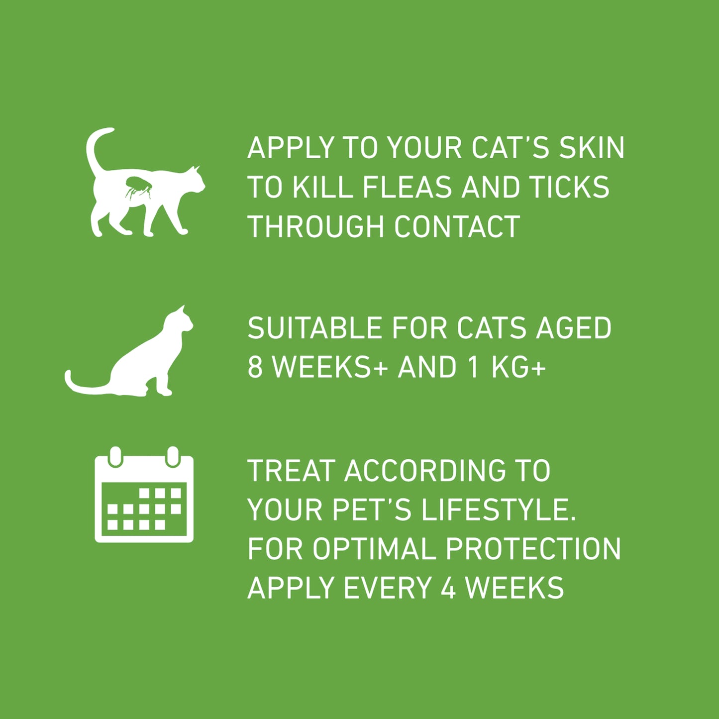 Frontline Plus Spot On Flea Treatment for Cats & Ferrets