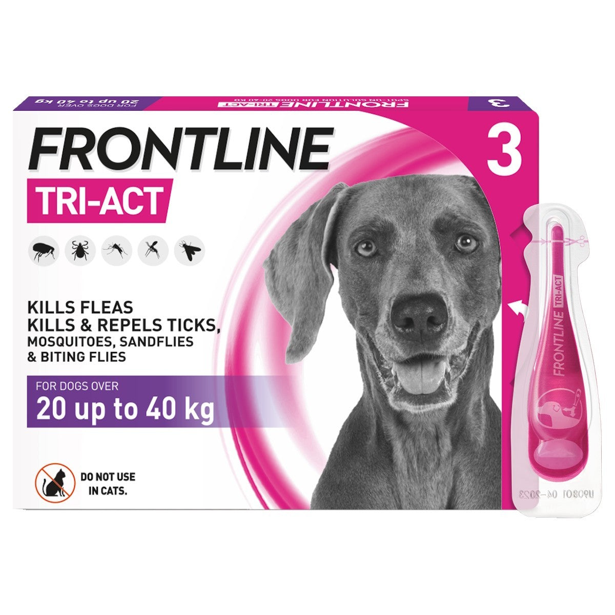 Frontline Tri-Act and Tick Treatment for Large Dogs