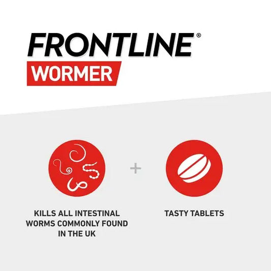 Frontline Wormer XL Tablets for Large Dogs