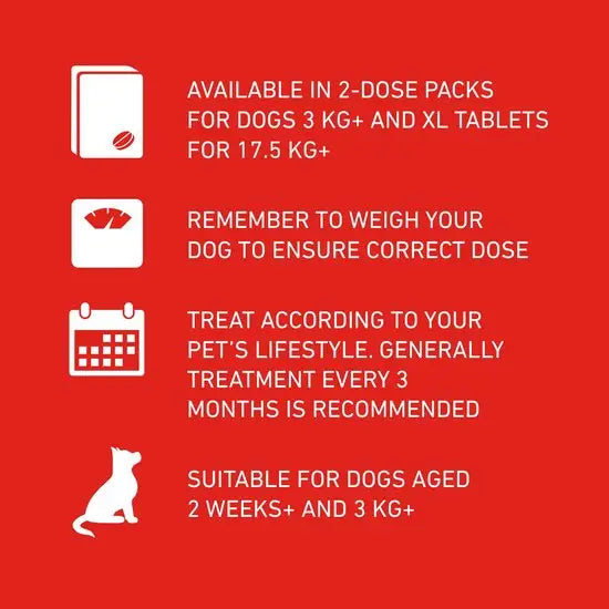 Frontline Wormer Tablets for Dogs