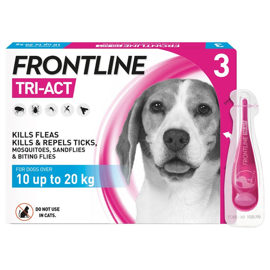 Frontline Tri-Act and Tick Treatment for Medium Dogs