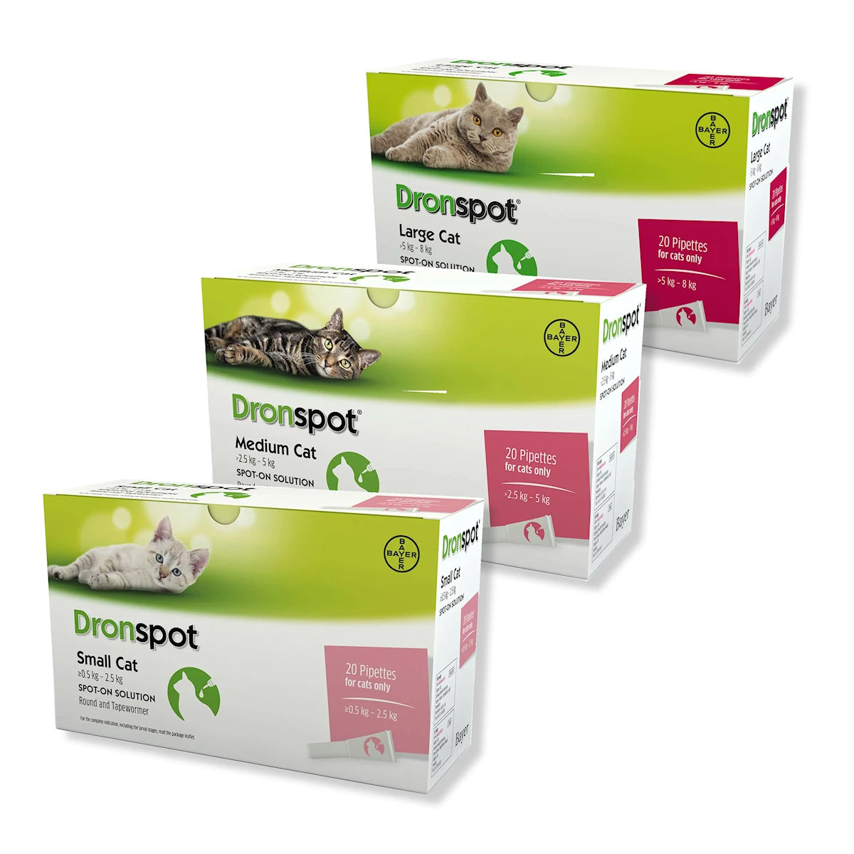 Dronspot Spot On Wormer for Cats