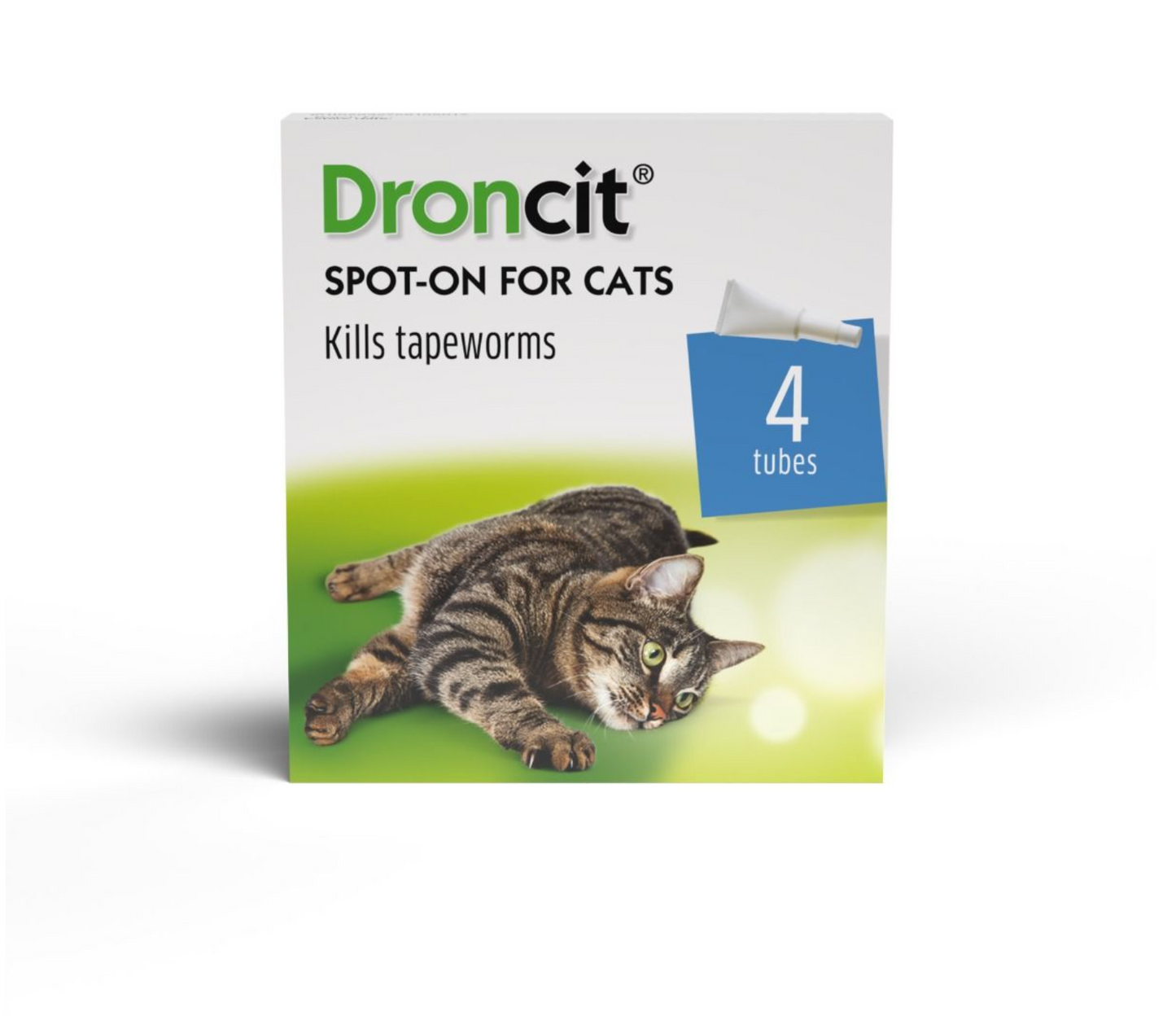 Droncit Spot on Cat Tapewormer (Pack of 4)