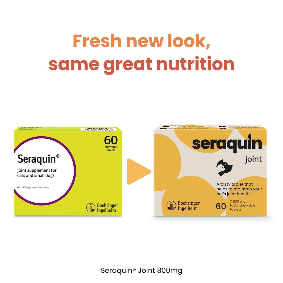 Seraquin 800mg Tablets for Cats and Small Dogs (60 Tablets)