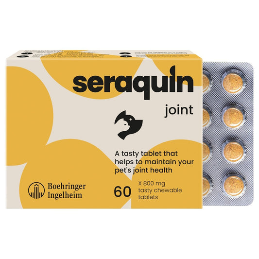 Seraquin 800mg Tablets for Cats and Small Dogs (60 Tablets)