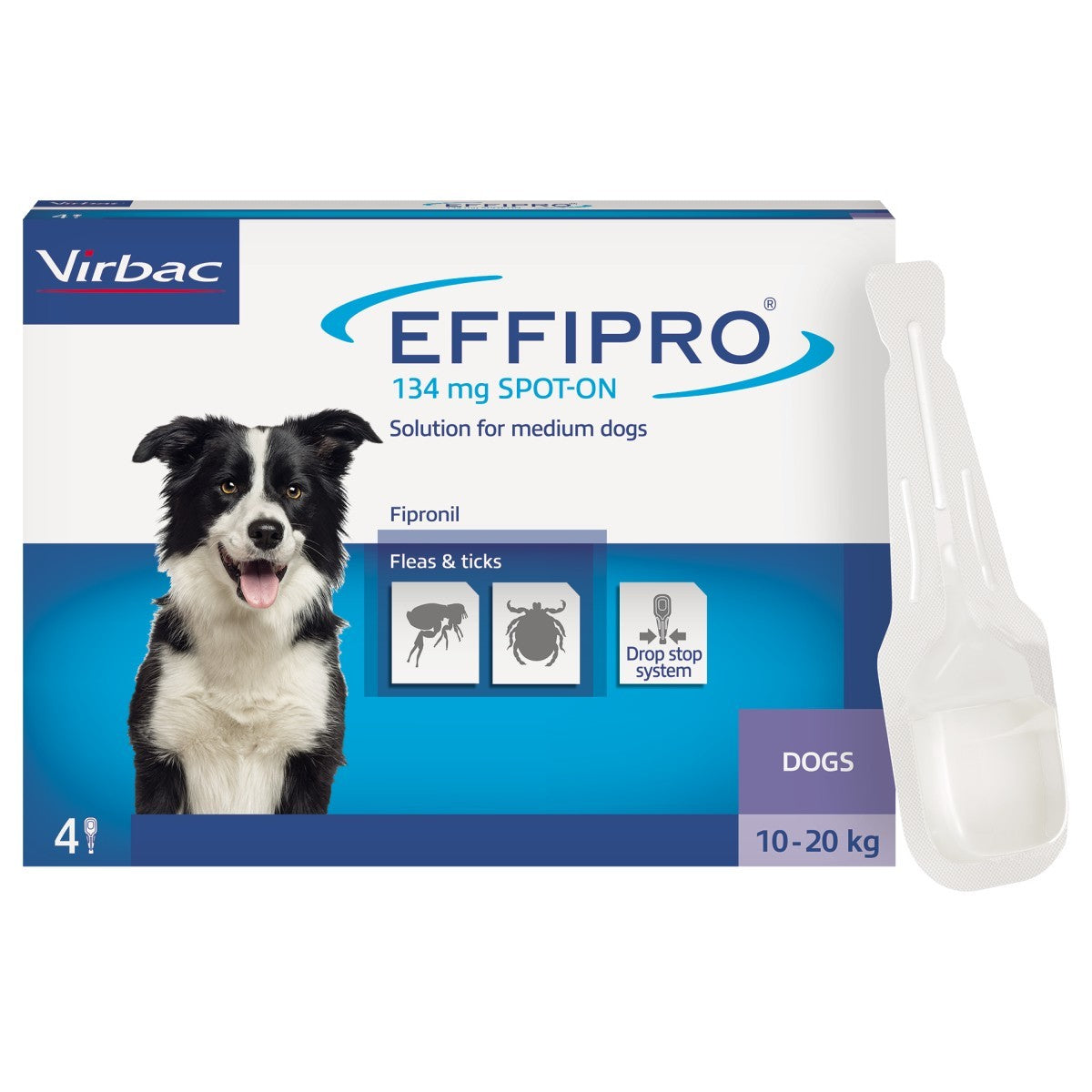 Effipro for Medium Dogs 10-20kg (4 pack)