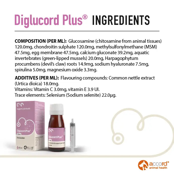 Diglucord Plus Oral Solution 55ml