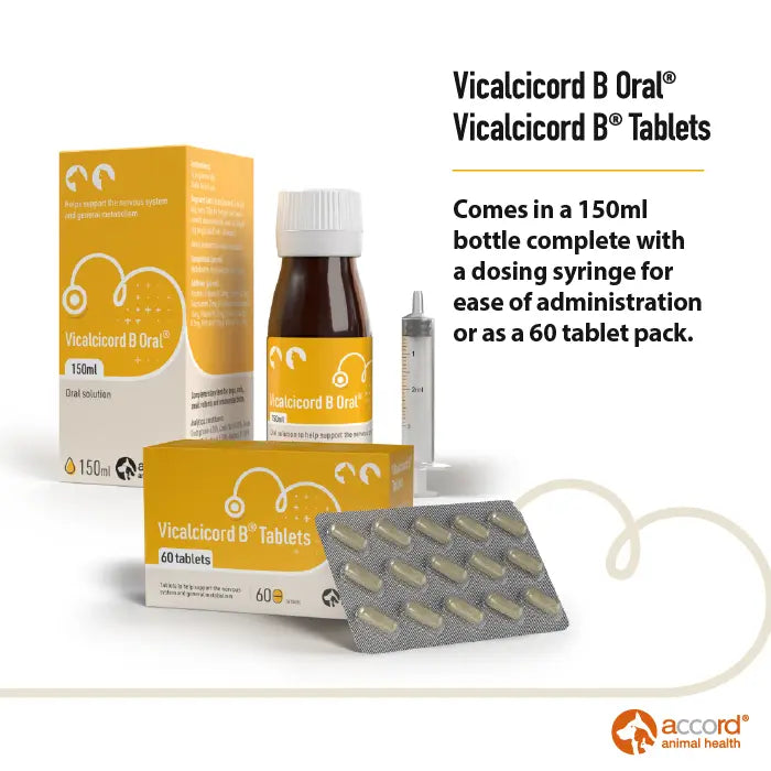 Accord Vicalcicord B Supplement for Dogs & Cats