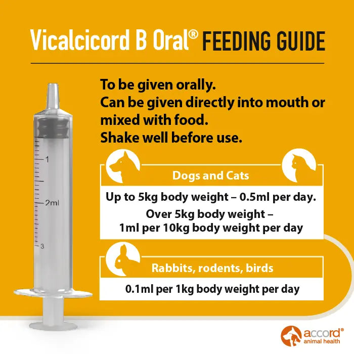 Accord Vicalcicord B Supplement for Dogs & Cats