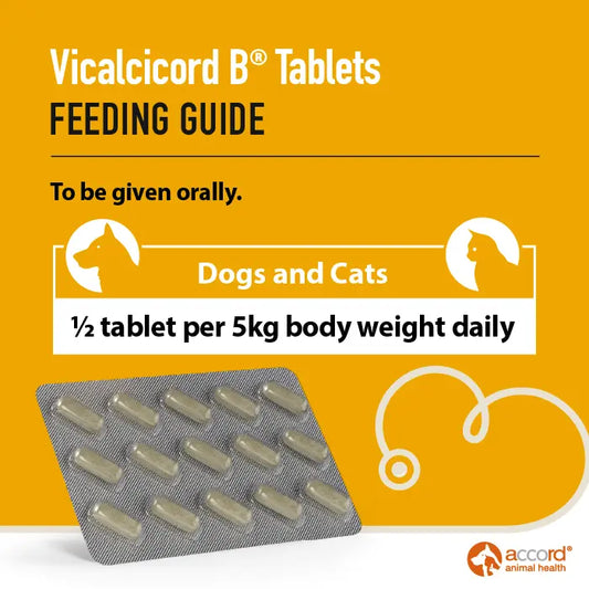 Accord Vicalcicord B Supplement for Dogs & Cats