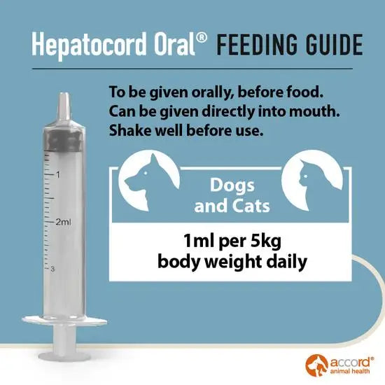 Hepatocord Oral Liver Support Supplement for Dogs & Cats