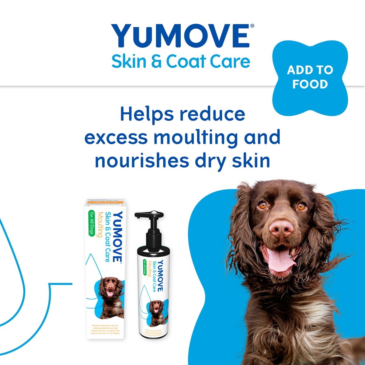 YuMOVE Skin & Coat Care Moulting Dog 500ml