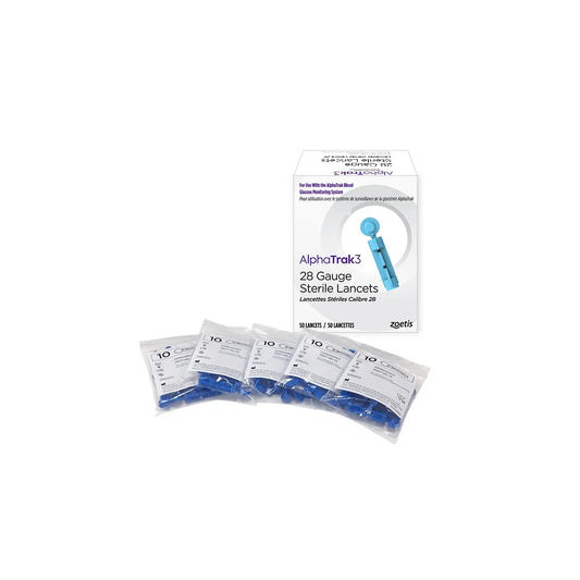 Alphatrak 3 Lancets (Pack of 50) for Dogs & Cats