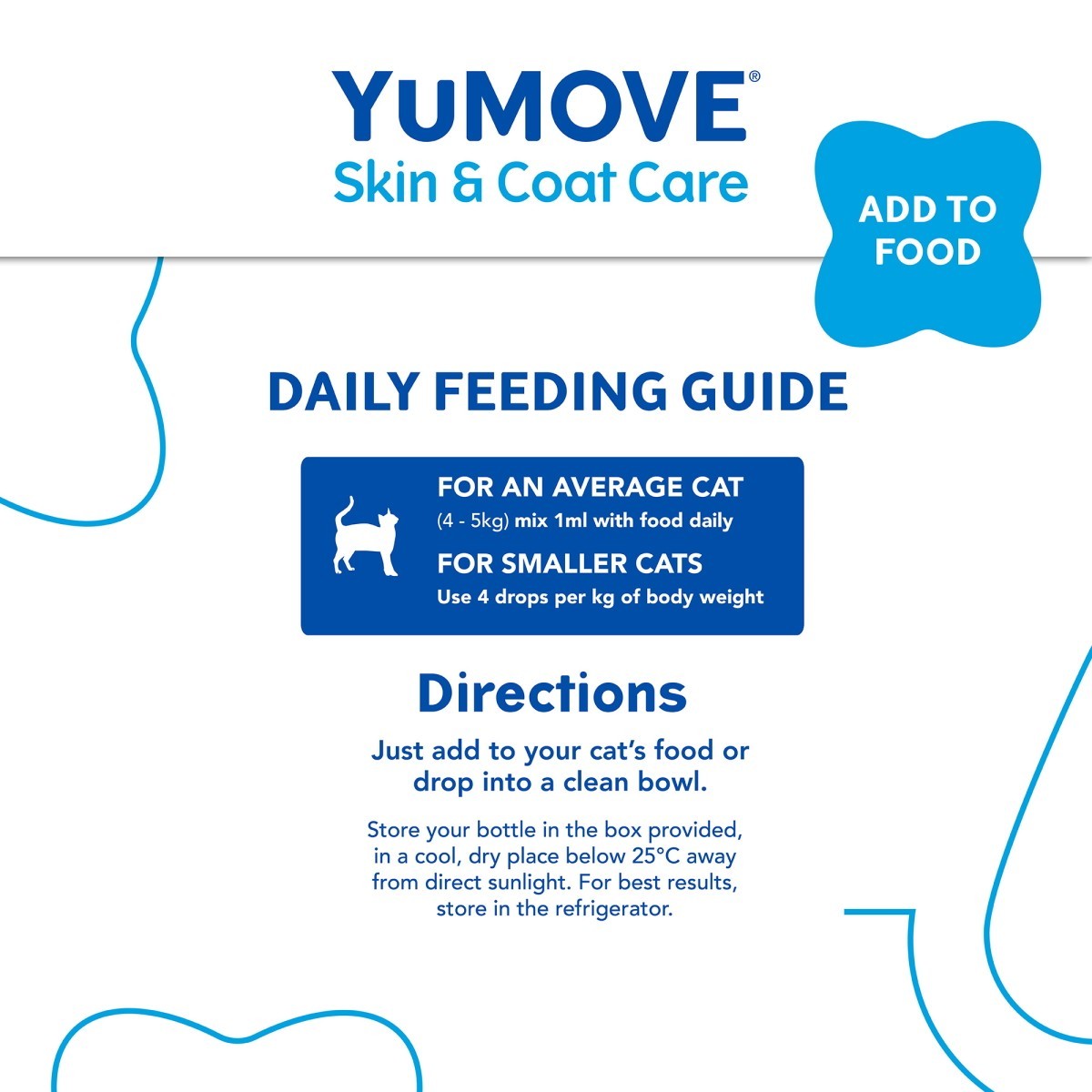 YuMOVE Skin & Coat Care Moulting Cat 50ml