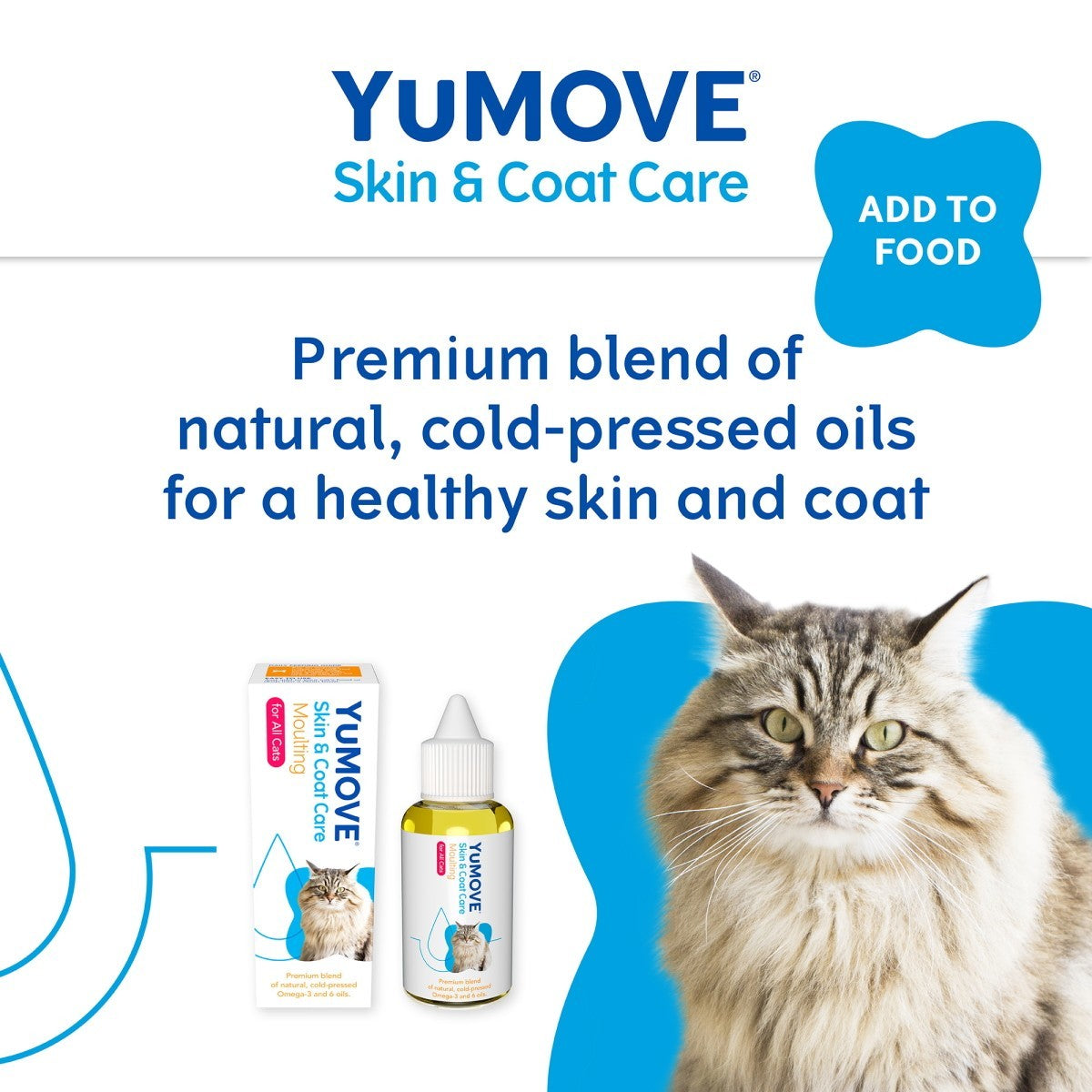 YuMOVE Skin & Coat Care Moulting Cat 50ml