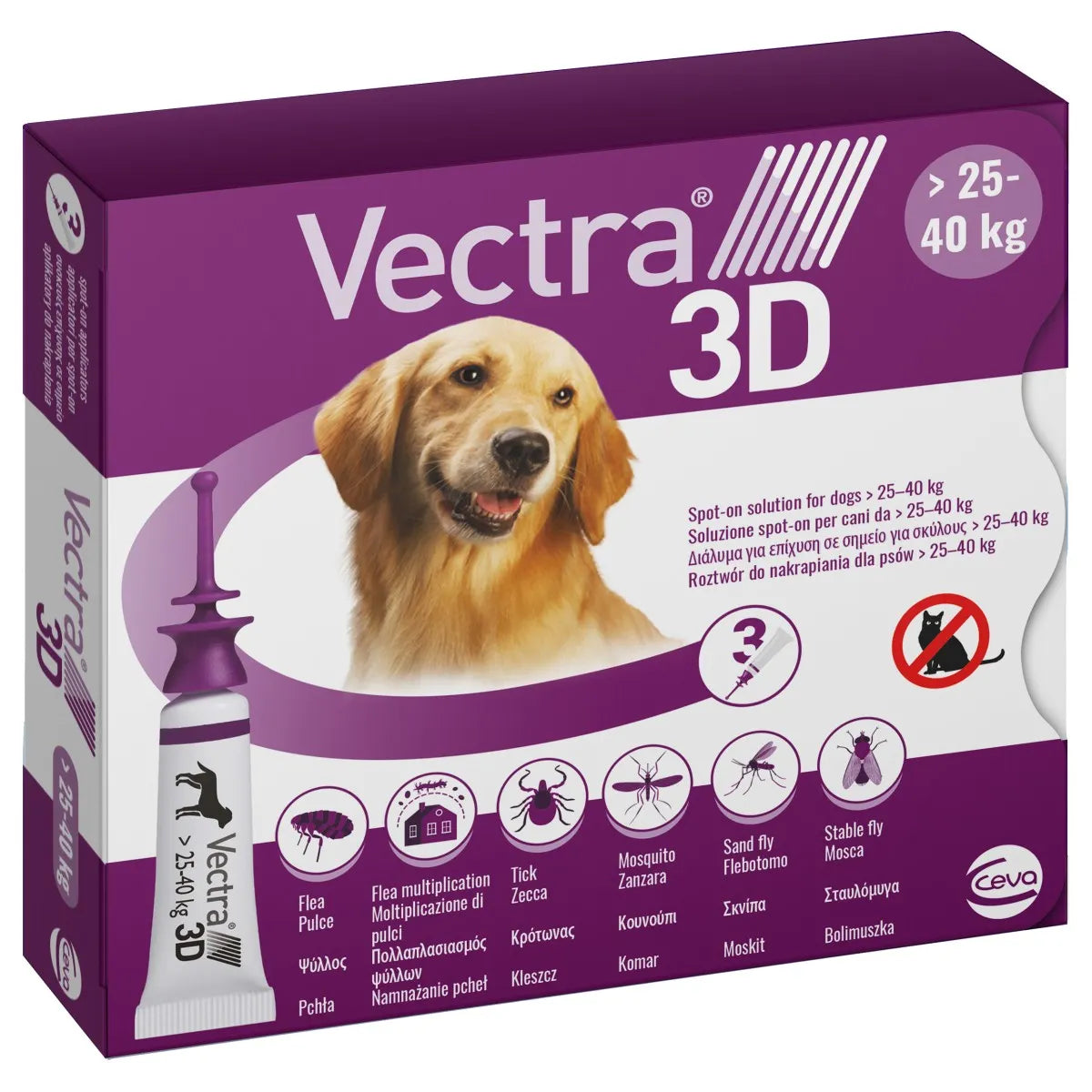 Vectra 3D Spot On for Dogs (3 Pack)